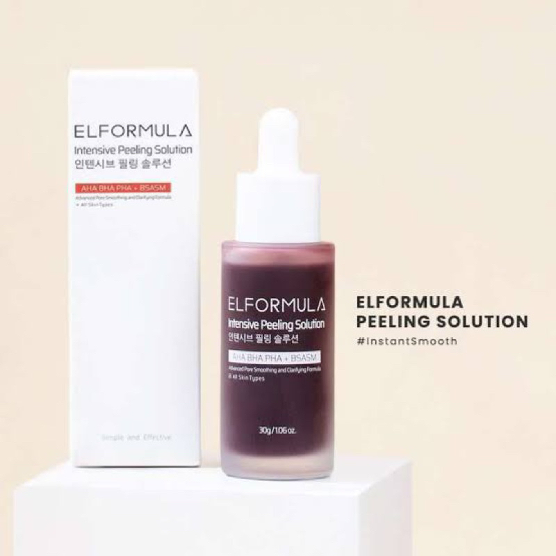 ELFORMULA Intensive Peeling Solution Oil Control AHA BHA PHA Peeling ...