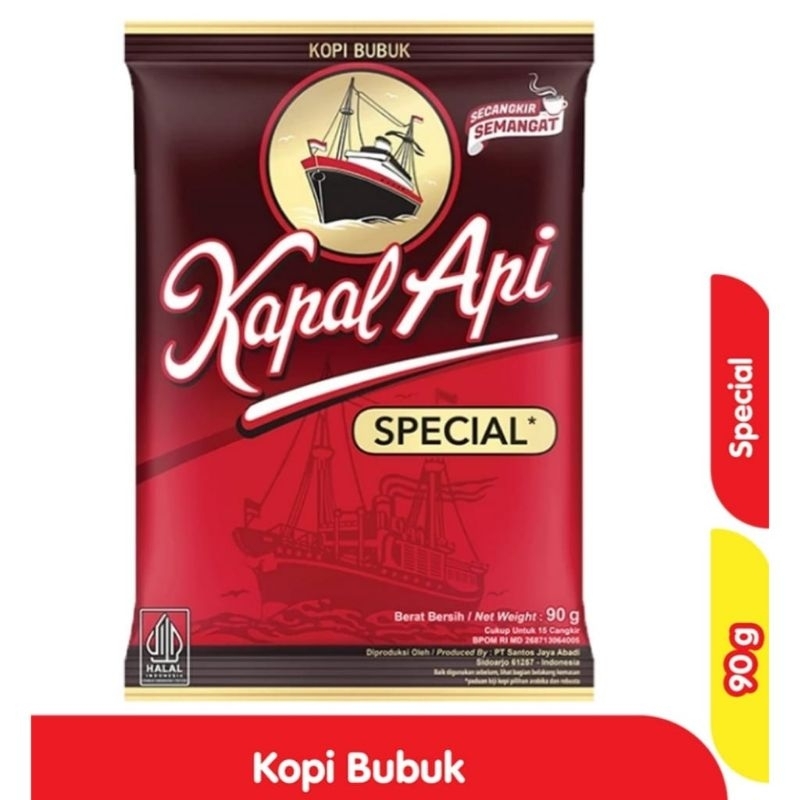 Kapal Api Coffee, Special Instant Ground Coffee, 90 Gram Package TStore ...