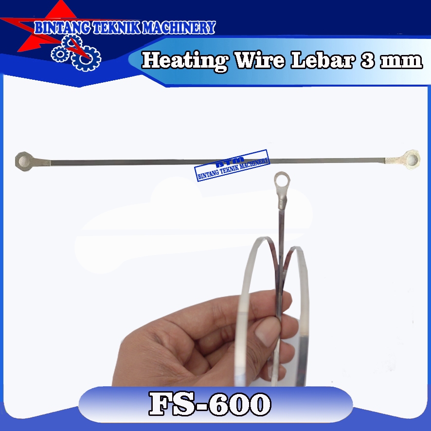 MESIN Heating wire FS-600H 3mm hand impulse sealer machine heating wire ...