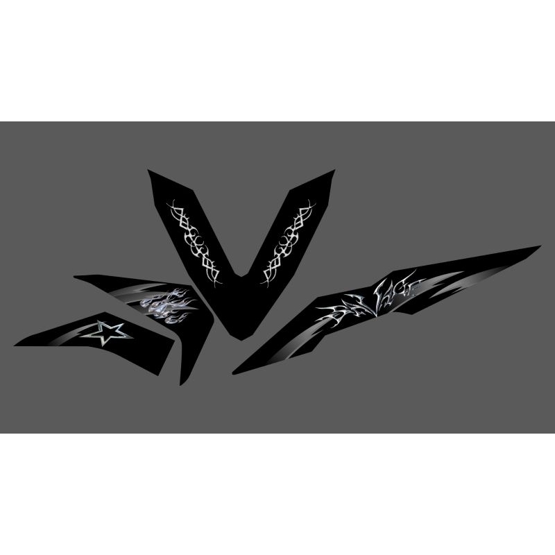 Striping STICKER BEAT NEW ESP 2017 2019 CUSTOM TRANSPARENT RADICAL ...