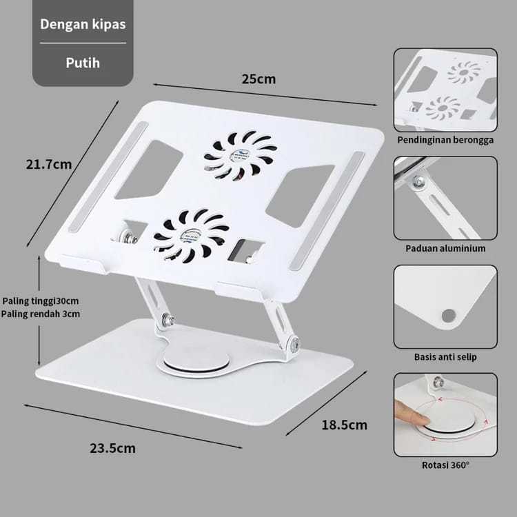 PowerPort Iron Laptop Stand (AZ) | Shopee Malaysia