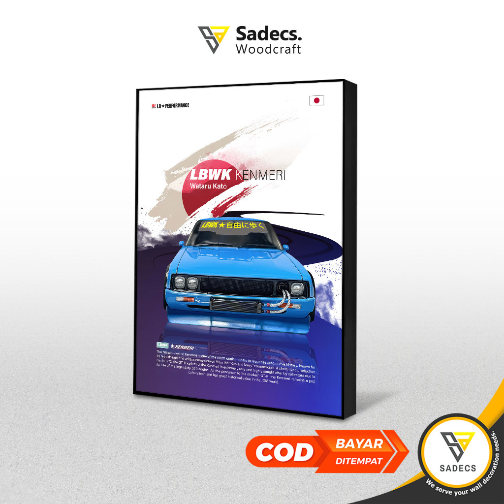 KENMERI LBWK Fiber Frame Poster size 20x30 Cm (Frame Block) | Shopee ...