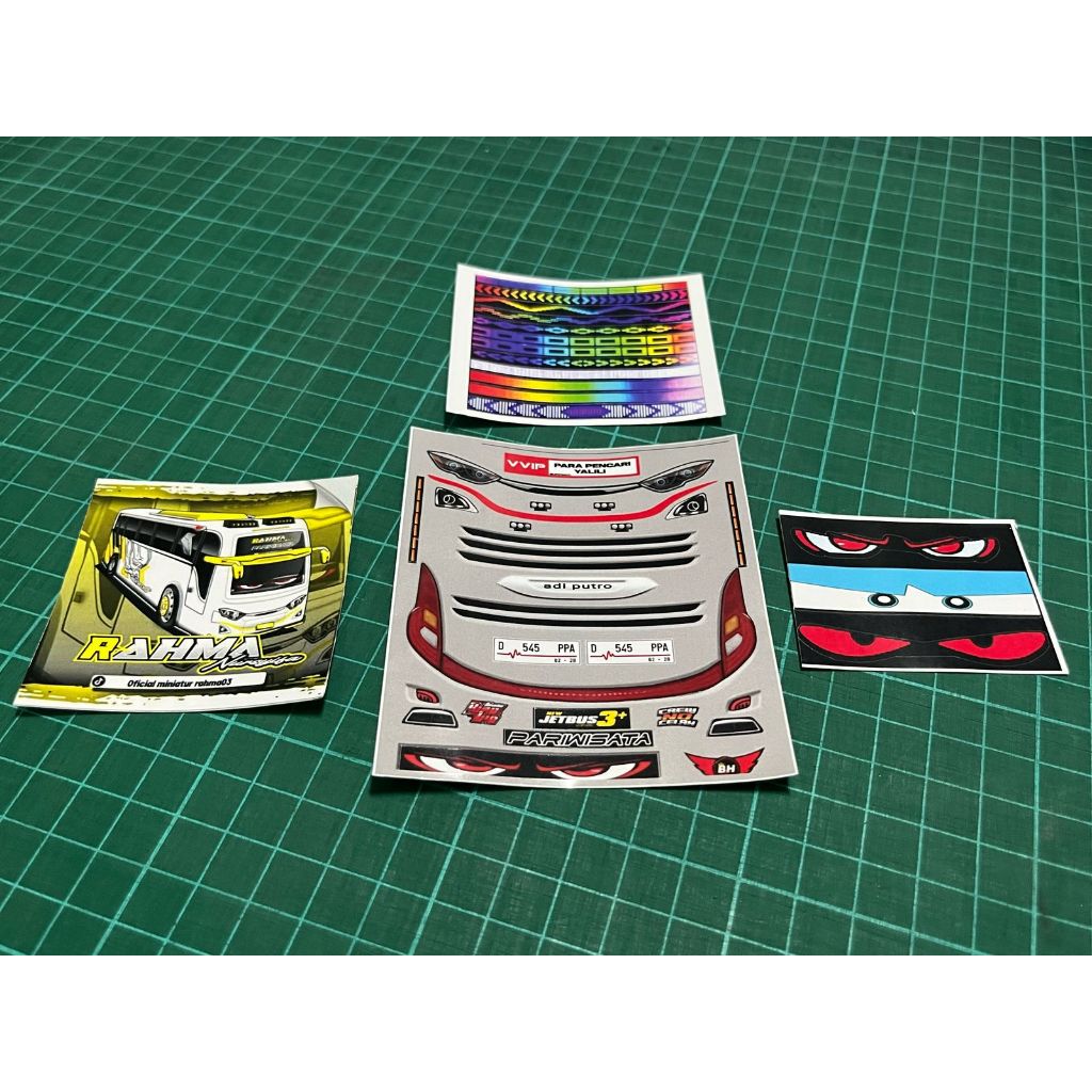 Jetbus 3+ VVIP BUS Light Miniature Stickers (RANDOM BUS BONUS) | Shopee ...