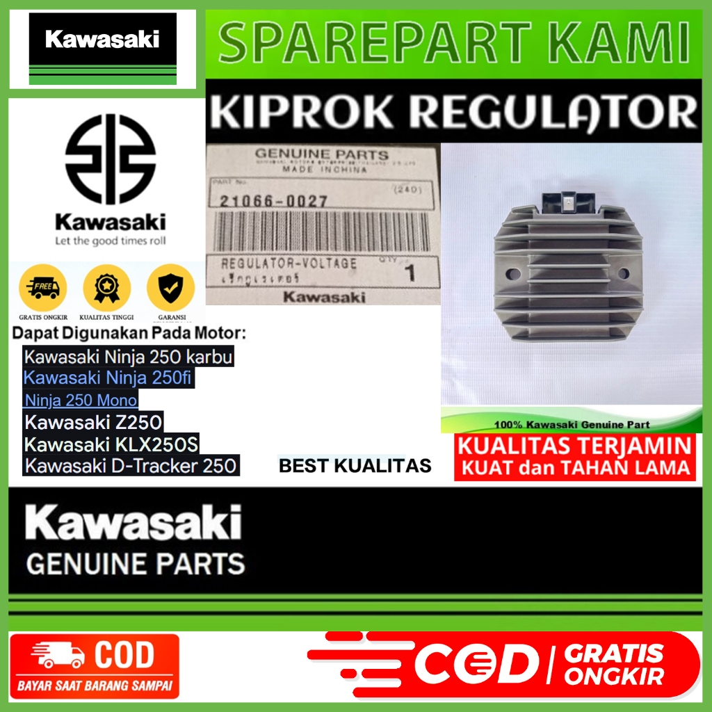 KIPROK REGULATOR KAWASAKI NINJA 250 NINJA 250R VIETNAM CARBURE NINJA ...