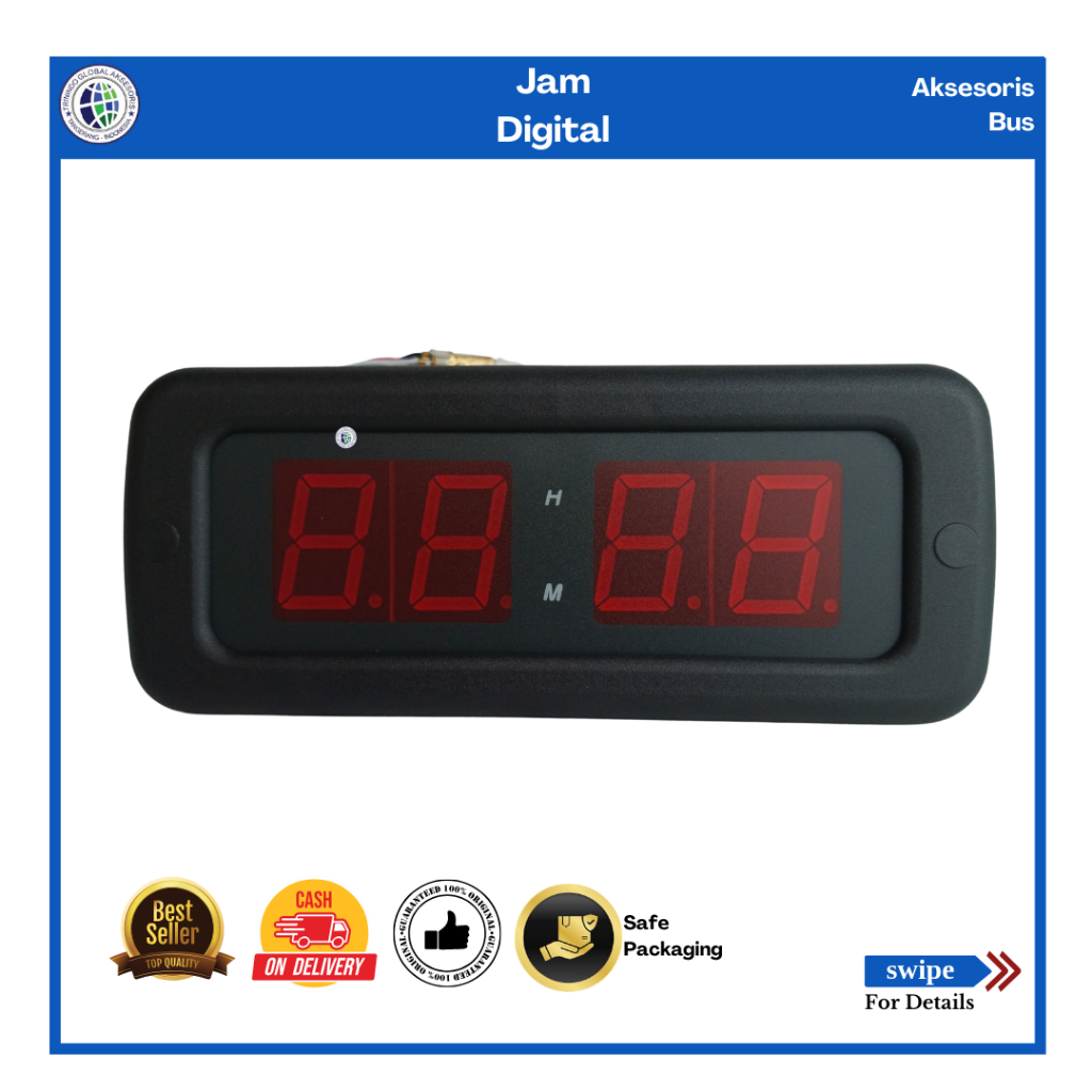 Digital Bus/Elf Clock Box 12-24V | Shopee Malaysia