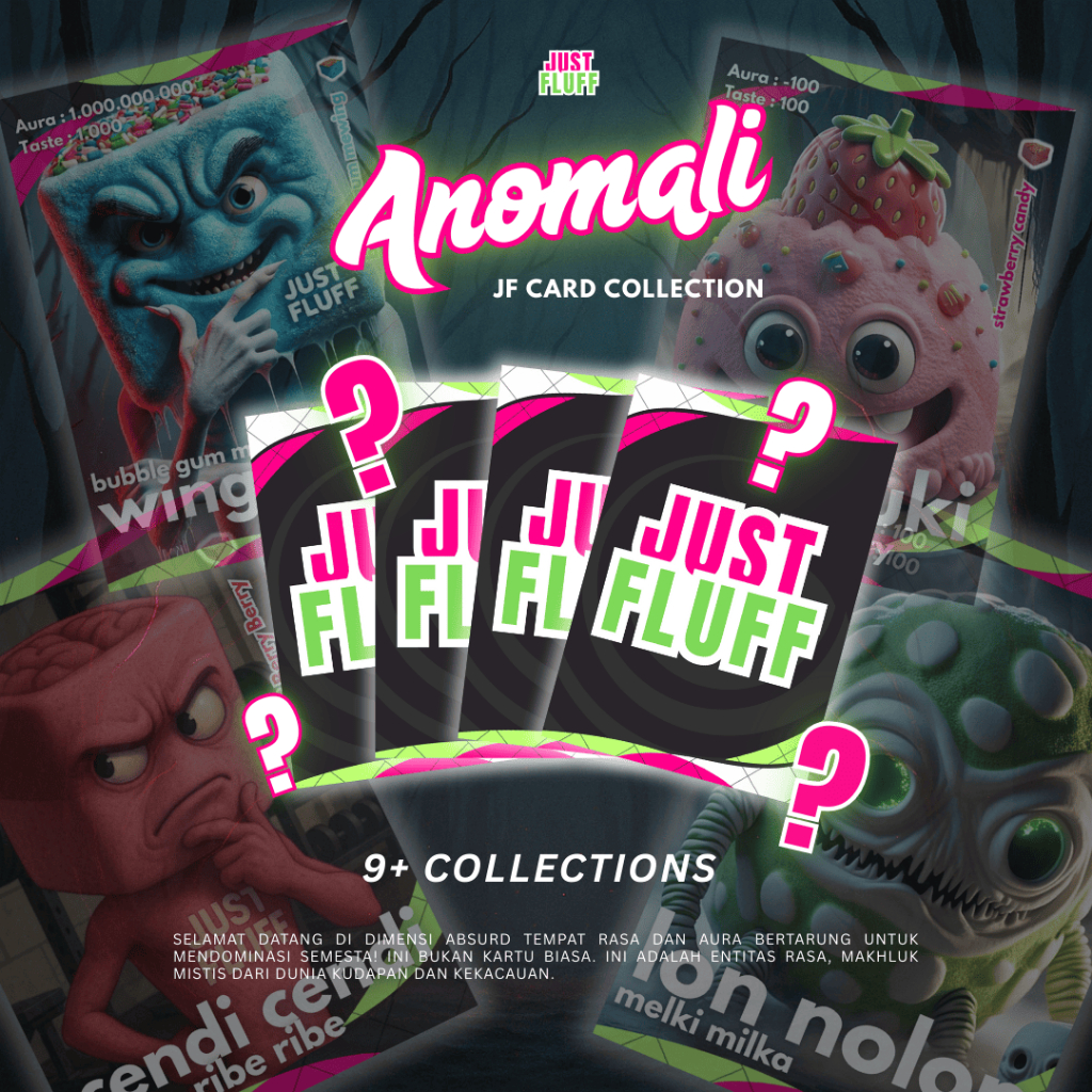 CARD COLLECTION JUSTFLUFF ANOMALI EDITION | Shopee Malaysia