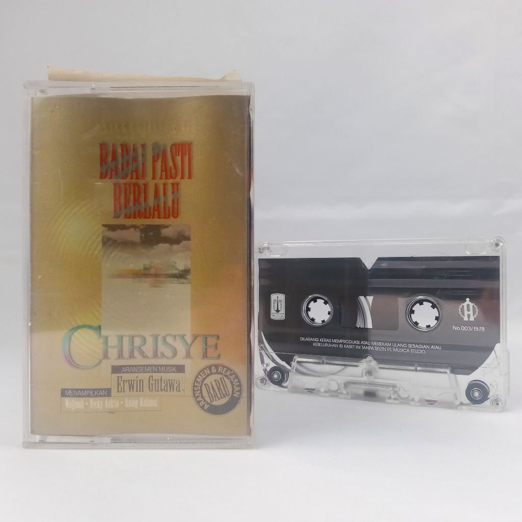 Chrisye Cassette Tape – The Storm Will Definitely Pass | Elansemen ...