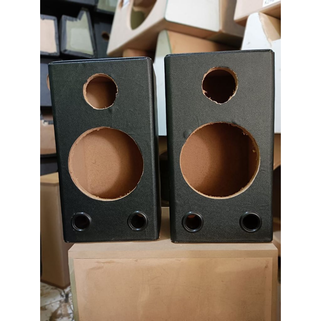 6 INCH AND 6.5 INCH HOME SPEAKER BOX WITH TWETER HOLES AND 2 PCS AIR ...