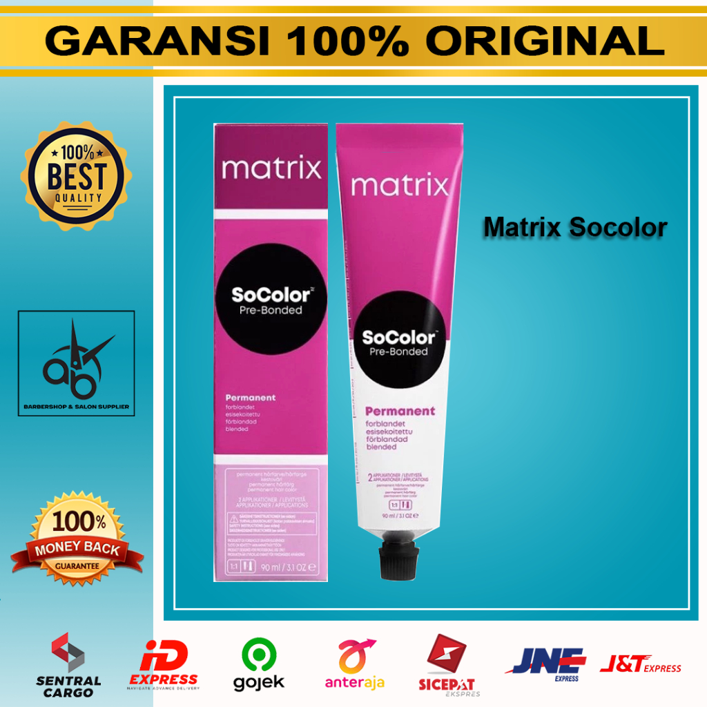 Matrix SoColor Pre - Bonded Permanent Hair Color Hair Coloring Paste ...