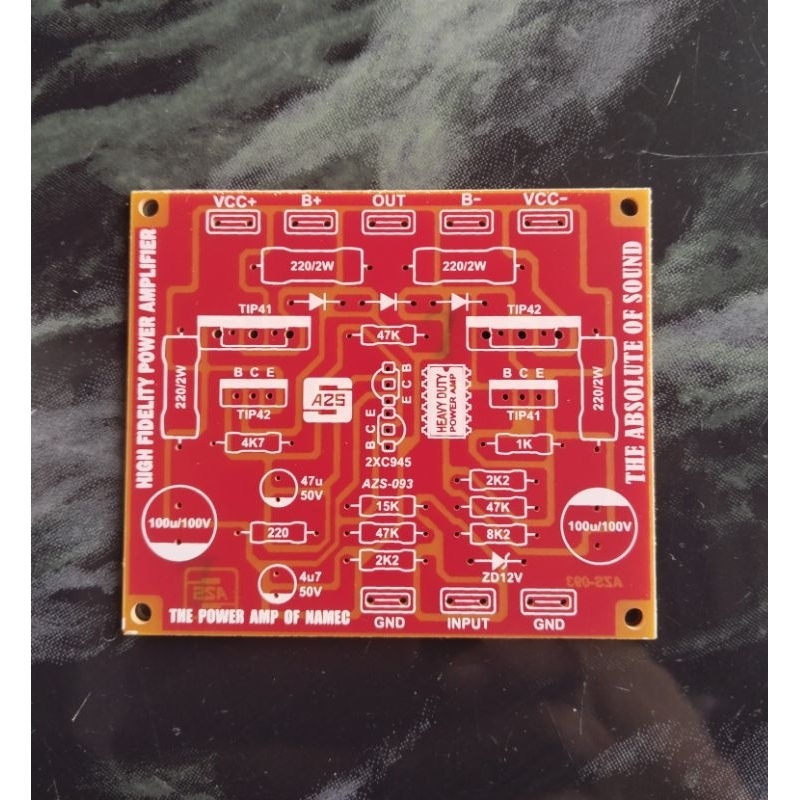 NAMEC High Fidelity Power Amplifier Driver PCB | Shopee Malaysia