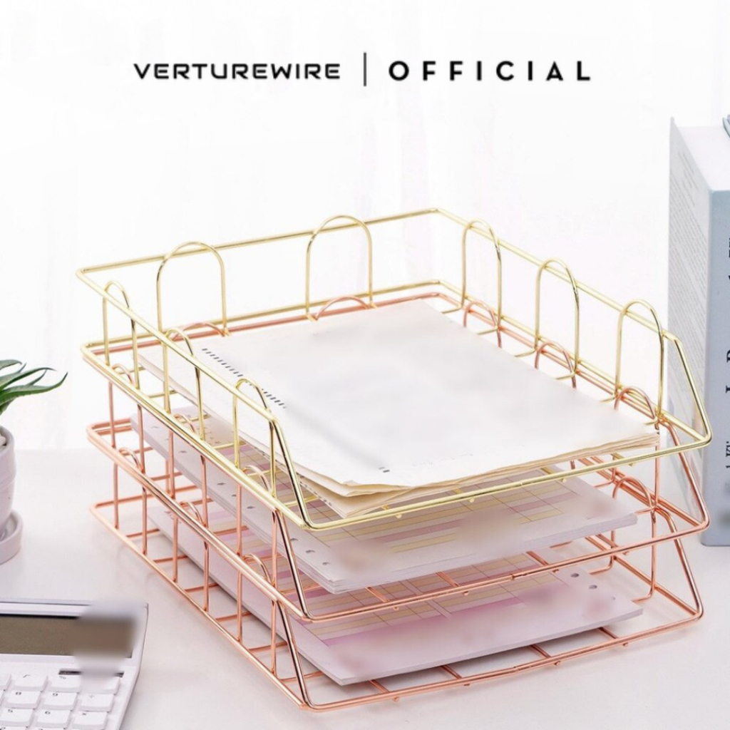 Verturewire Stacking Document Tray - Paper Document Rack | Shopee Malaysia