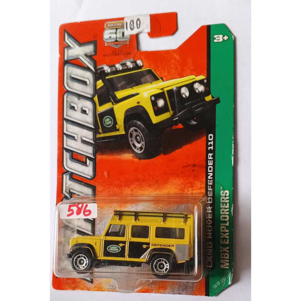 Matchbox - Land Rover Defender 110 Yellow MBX Explorers | Shopee Malaysia