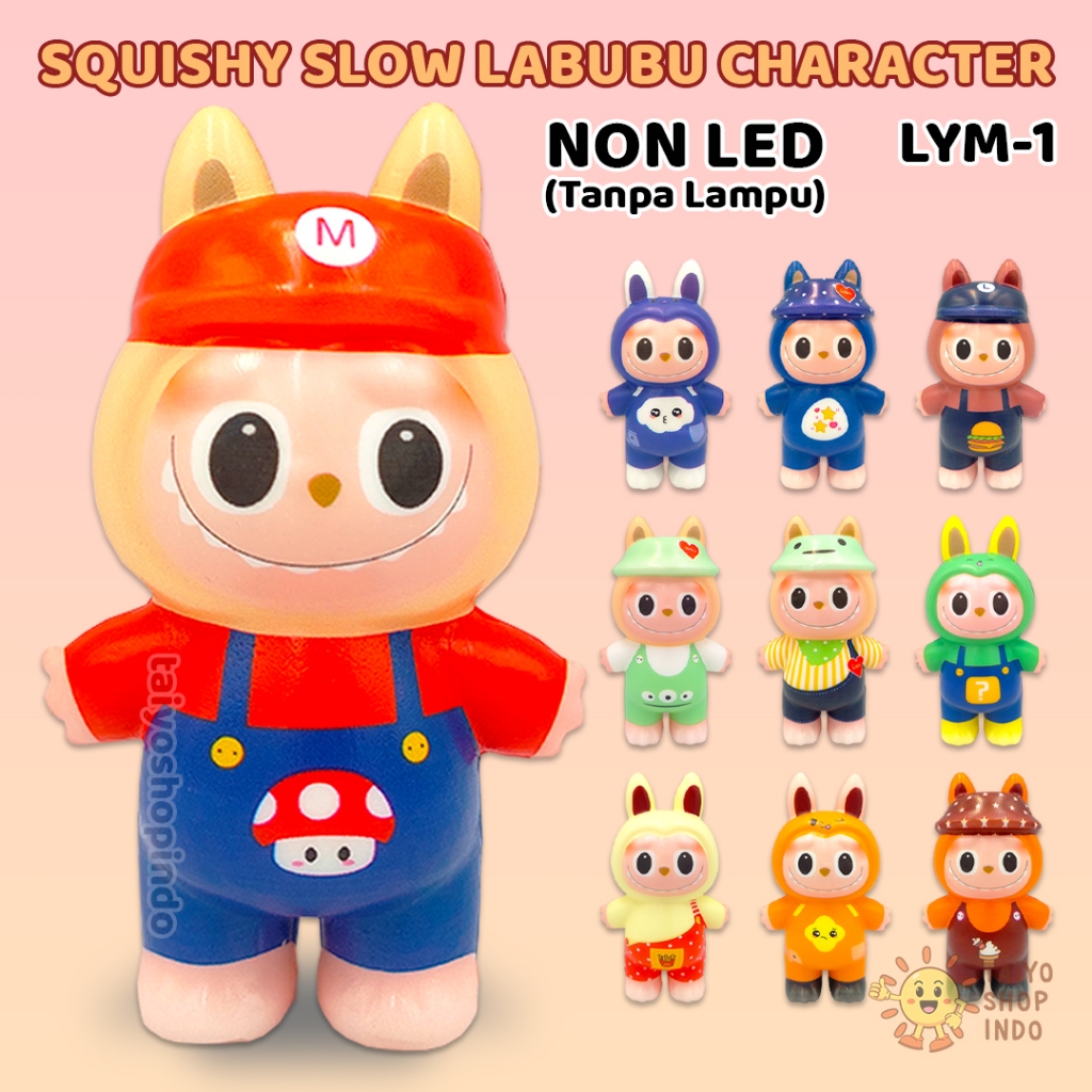 Taiyo Squishy Slow Labubu NO LED Costume Squisi Character Costume ...