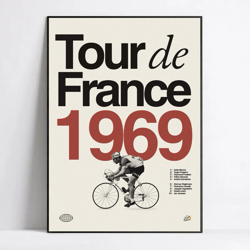Souvenir Calendrier Tour De France 1969 Aubagne – PROCERAM – État TBE