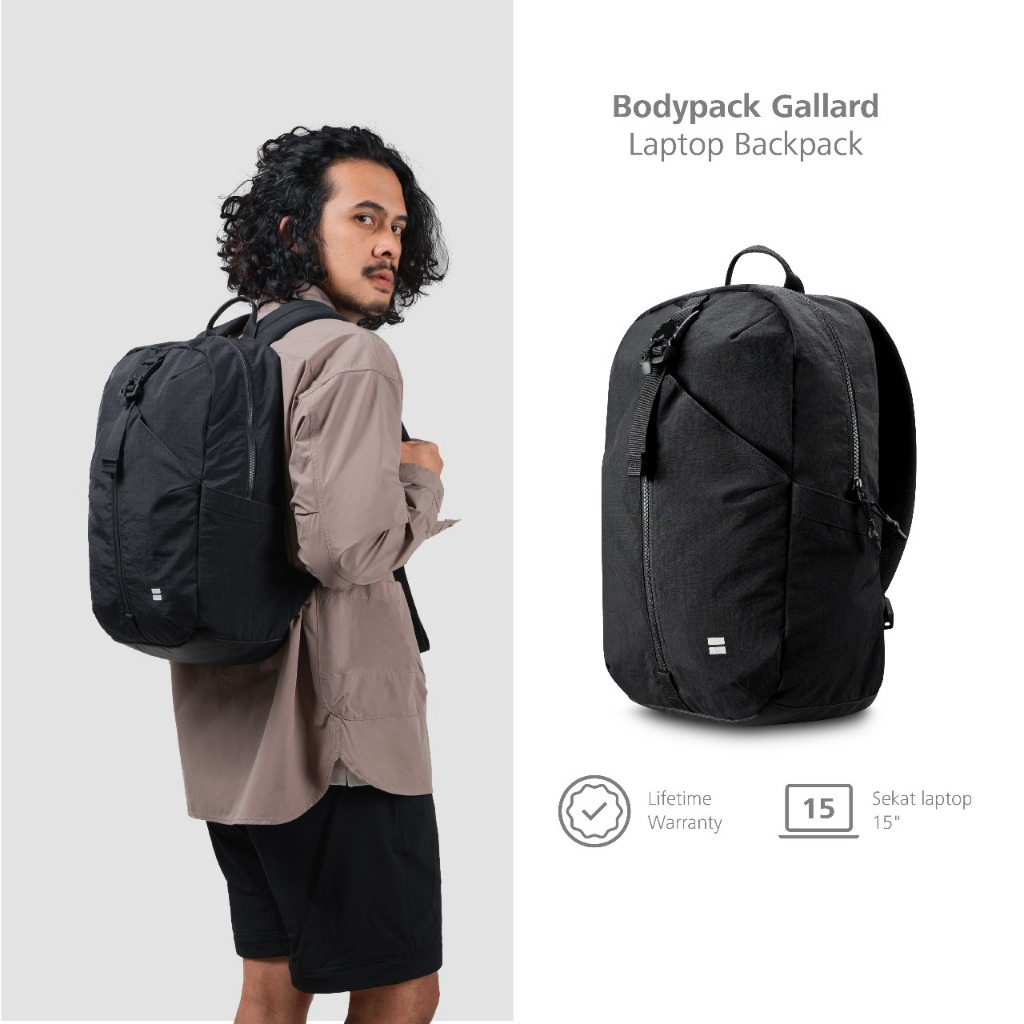 Bodypack Gallard Laptop Backpack | Shopee Malaysia