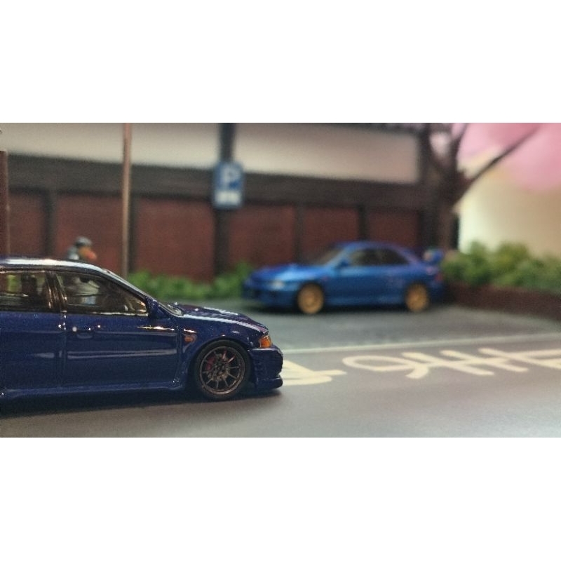 Hobby Japan Mitsubishi Lancer Evo 6 Blue + Rims Ce28 | Shopee Malaysia