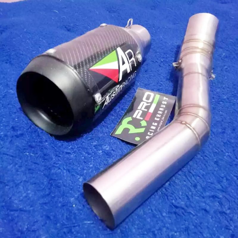 LOKAL AUSTIN RACING Exhaust Slip On Pipe CBR150R NINJA250 R25 MT25 ...