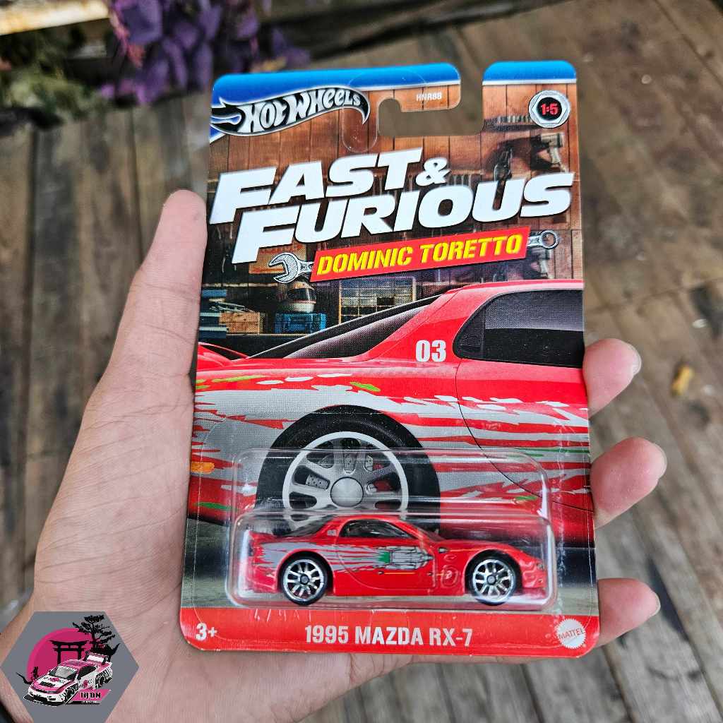 MERAH Hotwheels Mazda RX7 Red Dominic Toretto 1995 FF HW Fast And ...