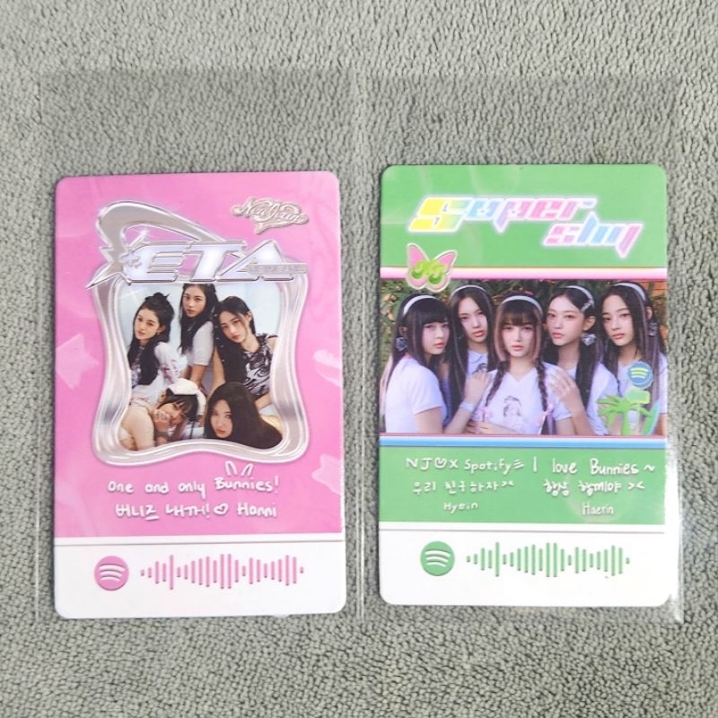 NewJeans x Spotify Bunnyland - Official Photocard | Shopee Malaysia