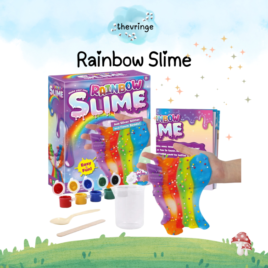 Rainbow Slime Make Your Own DIY Slime STEM Science Experiment Kit Girls ...