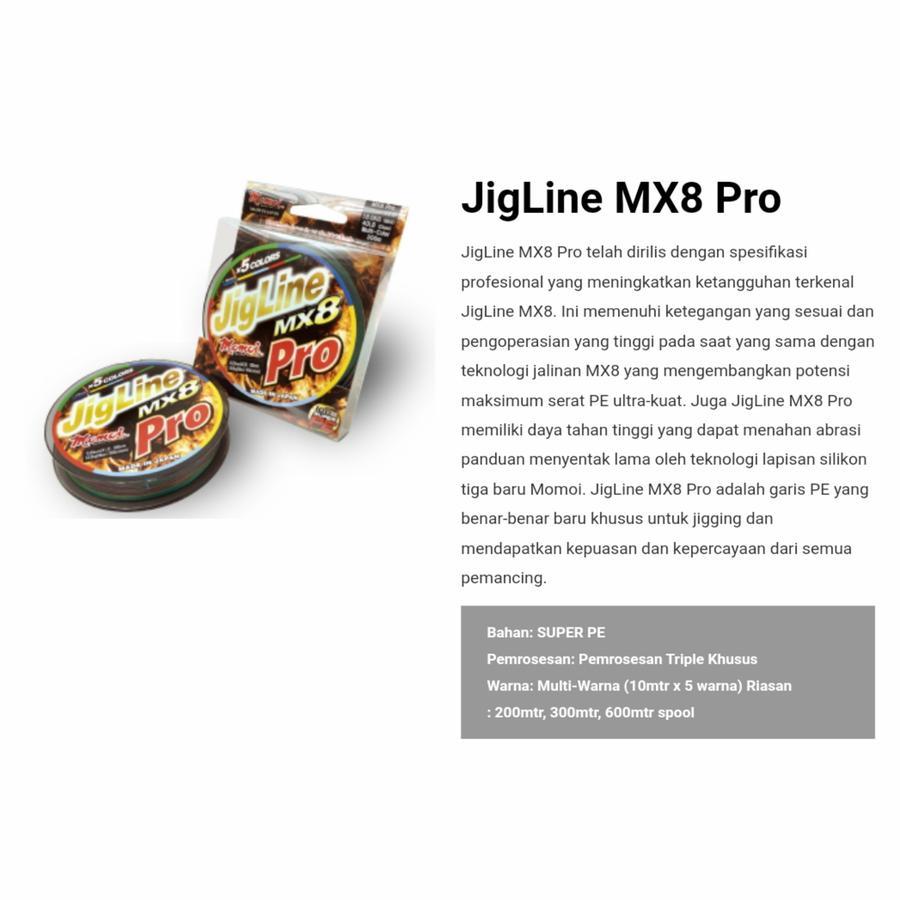 Momoi Jigline MX8 PRO 200M Fishing Line (MULTI COLOR) | Shopee Malaysia