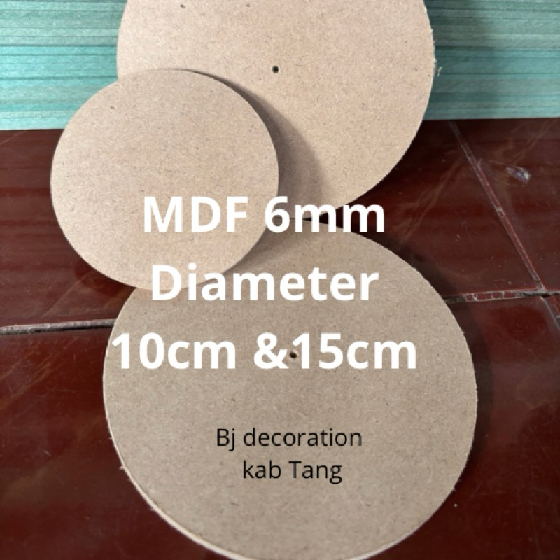 Mdf round 6mm diameter 10cm and 15cm | Shopee Malaysia