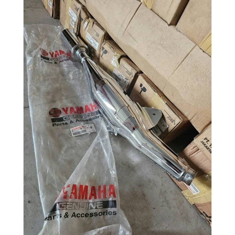 Original Yamaha Fiz R F1Zr exhaust Yamaha genuine standard part and ...