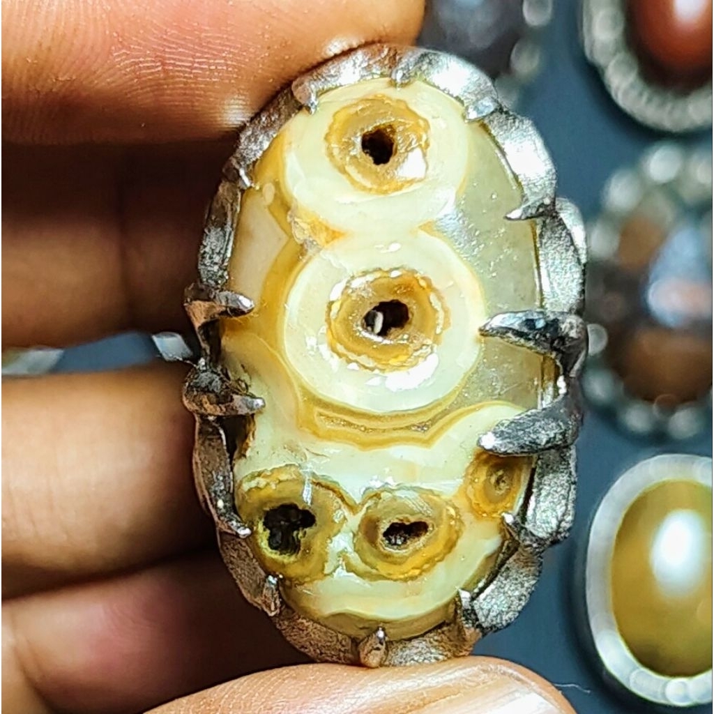 Sulaiman combong natural agate | Shopee Malaysia