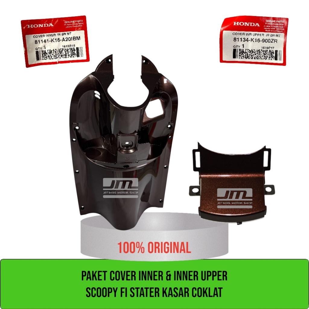 Dashboard Cover & Inner Upper for Scoopy FI Starter, Brown 81141-K16 ...