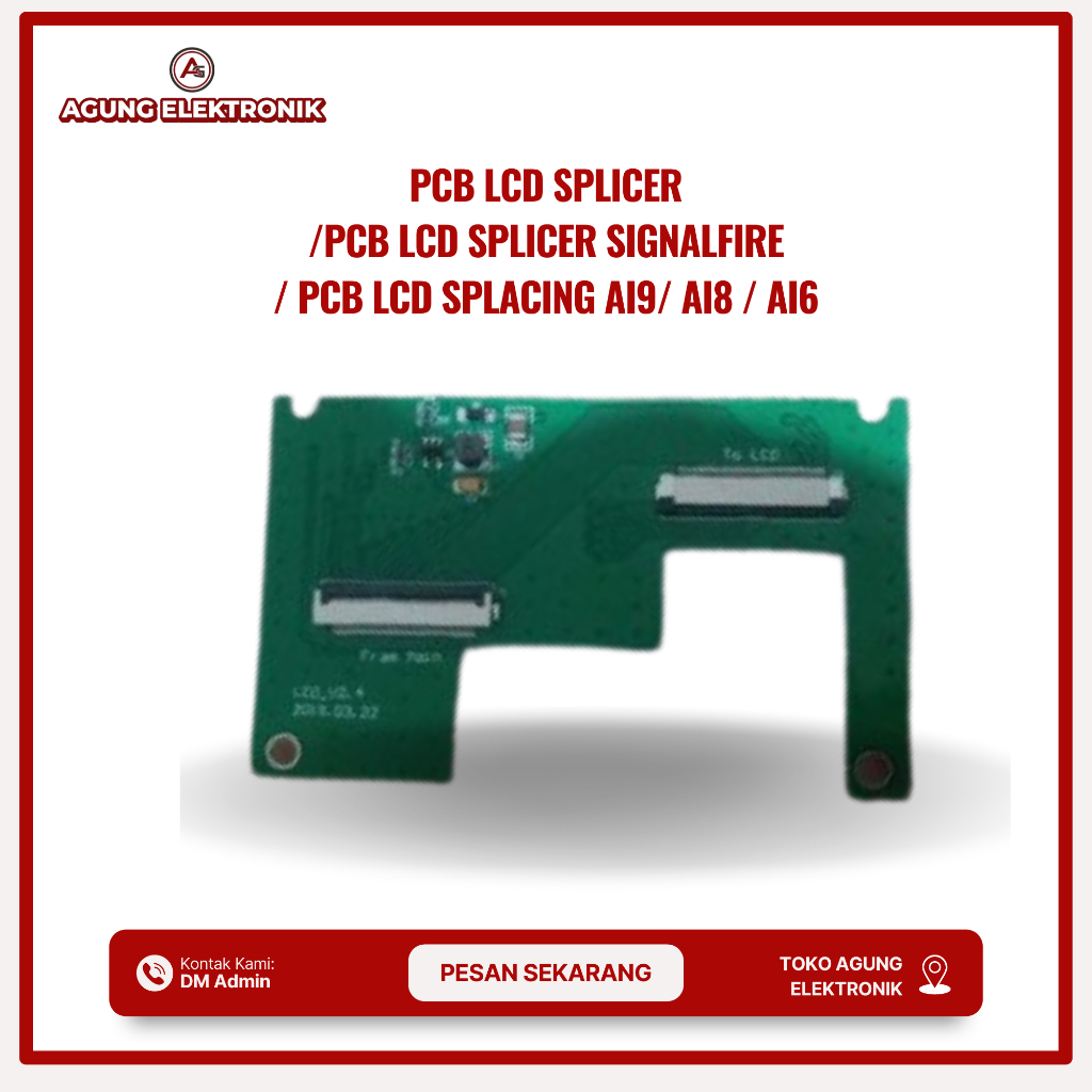 Splicer LCD PCB / SPLICER SIGNALFIRE LCD PCB / AI9/ AI8 / AI6 LCD ...