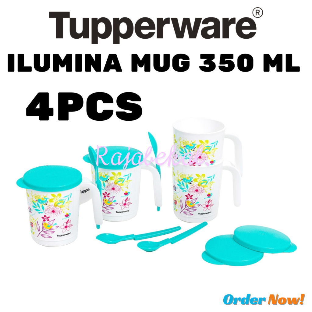 TUPPERWARE allegra gobelet avec couvercle et gobelet anse (1)-ug 300