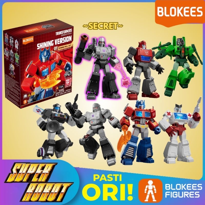 Transformers Model Kit Shining Version - 6-teiliges Sortiment 12cm