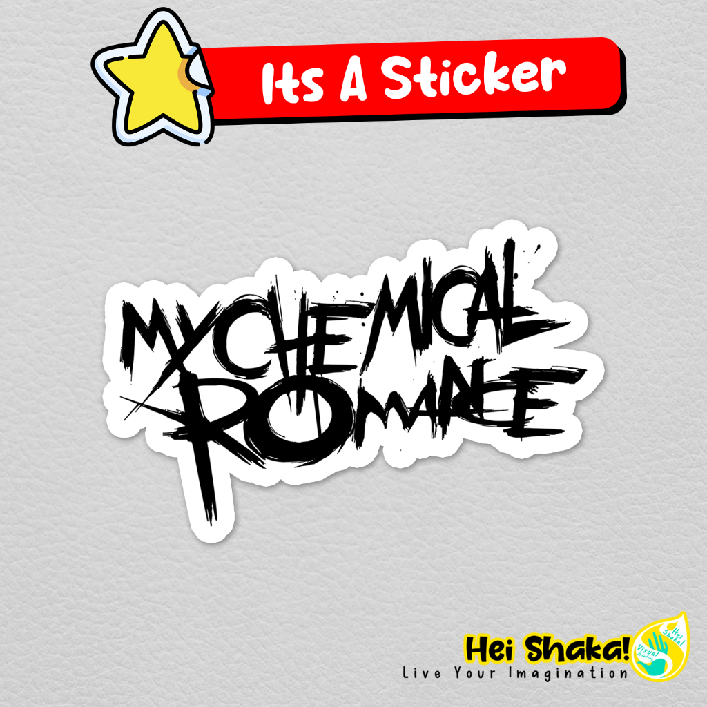 My Chemical Romance MCR Logo Sticker Music Sticker Waterproof Vinyl ...