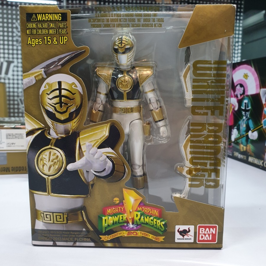 Shf MMPR Mighty Morphin Power Rangers White Ranger | Shopee Malaysia