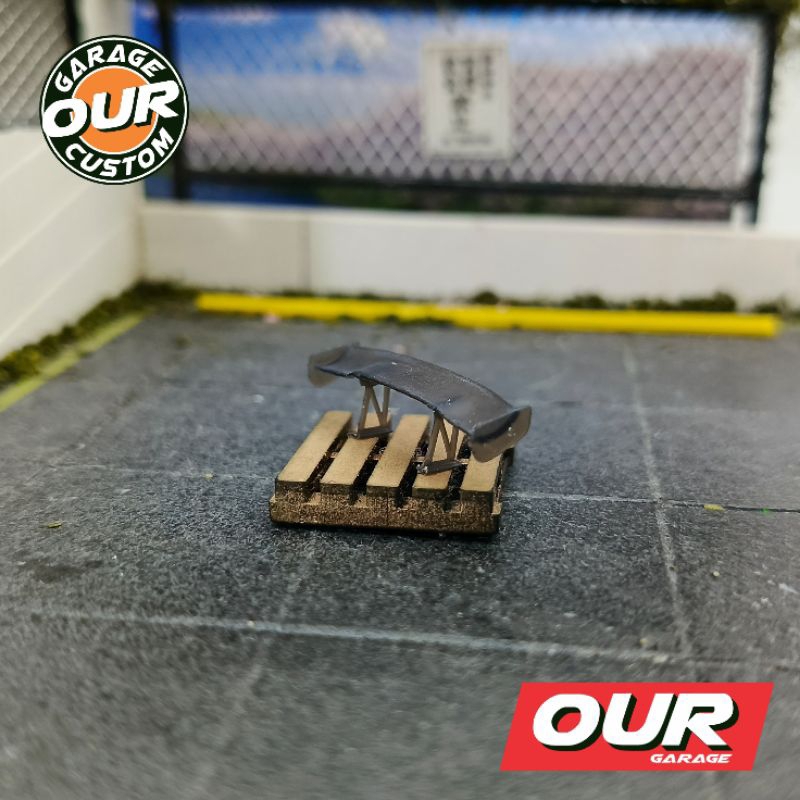 Hotwheels Miniscale Spoiler 1/64 Type E | Shopee Malaysia