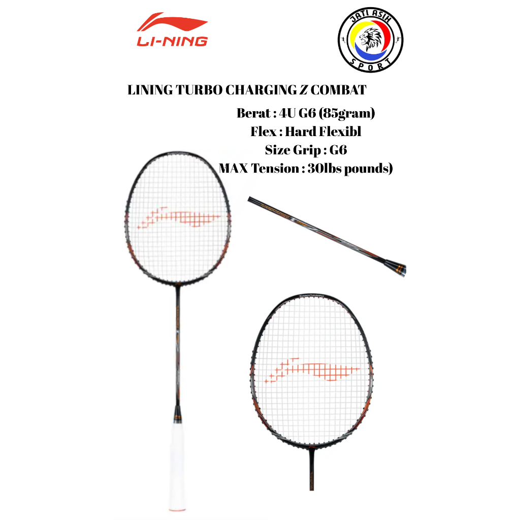ORIGINAL LINING TURBO CHARGING Z COMBAT BADMINTON Racket | Shopee Malaysia