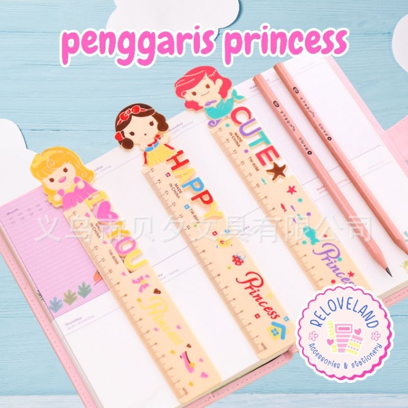 Princess ruler | Princess ruler | Snow white ruler | Ariel mermaid ...