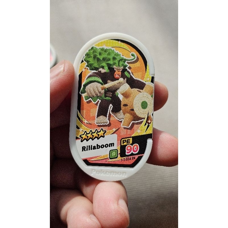 ORIGINAL Pokemon Mezastar RILLABOOM 4 Stars - VERY RARE | Shopee Malaysia