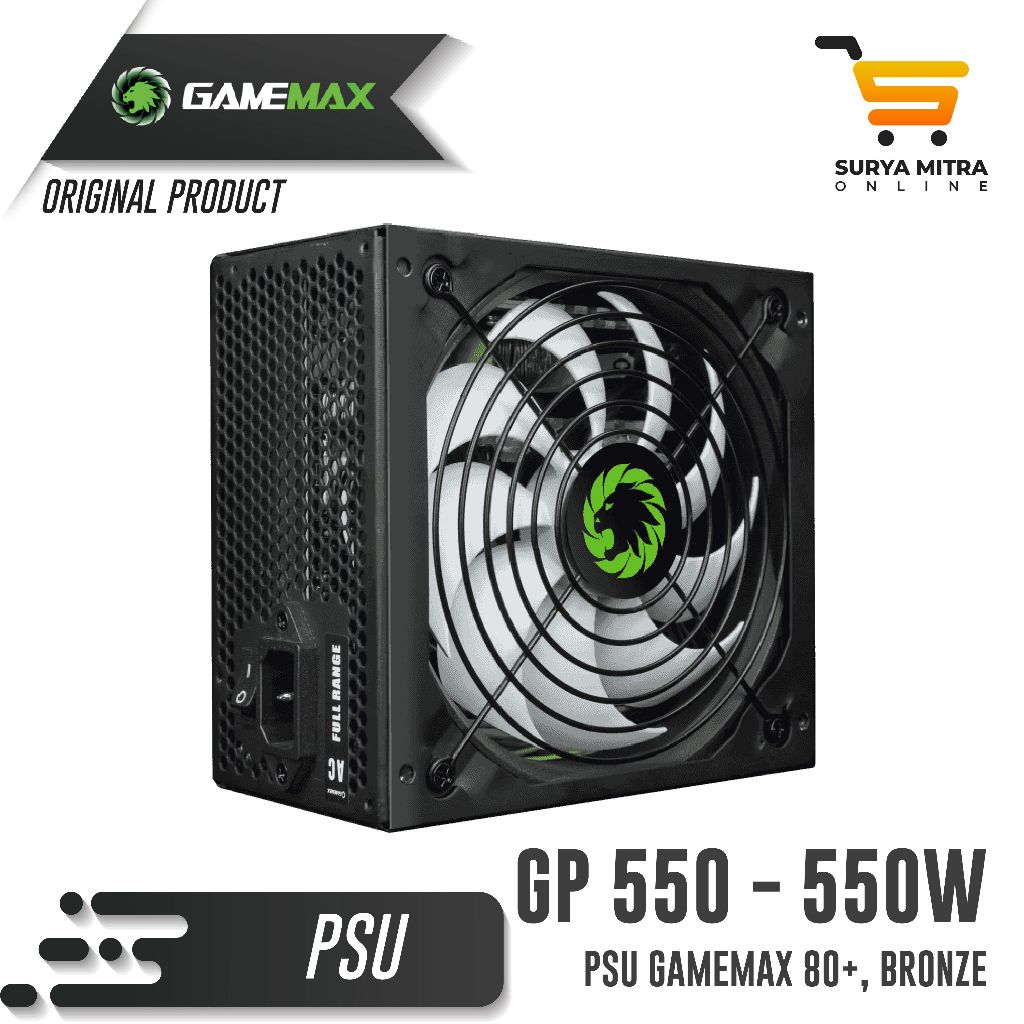 PSU Gamemax GP-550 / GP550 550W Power Supply | Shopee Malaysia