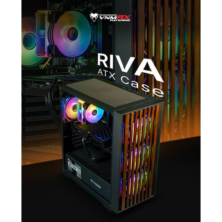 Venom RX RIVA ATX Casing - BLACK (Free 4 FAN ARGB) | Shopee Malaysia