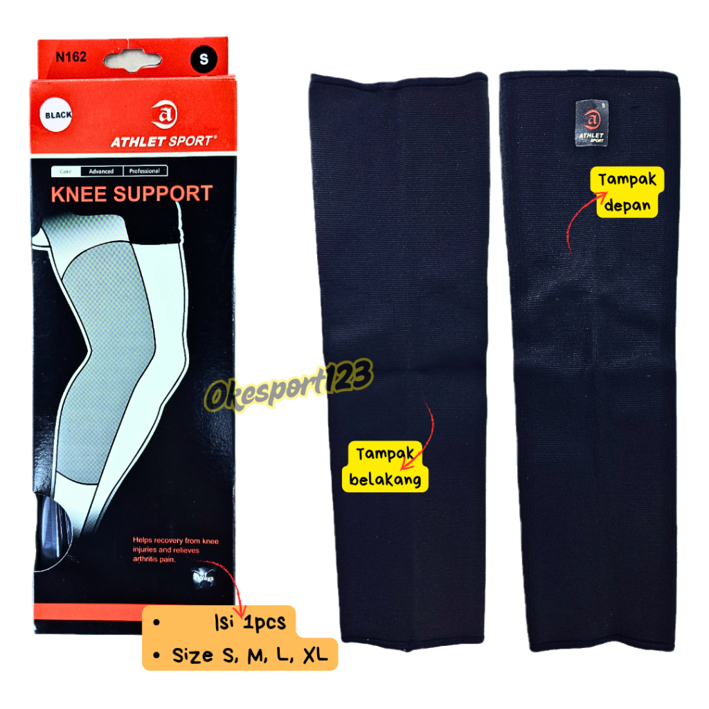 Knee Support Long ATHLETE / Knee Support Long ATHLETE / Knee Sleeve ...
