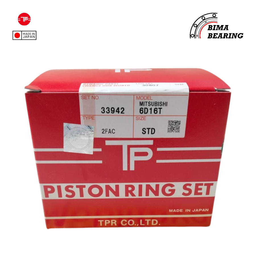 PISTON RING SEHER SEKER SET FUSO FIGHTER 6D16-T 6D16T FN527 TURBO 33942 ...