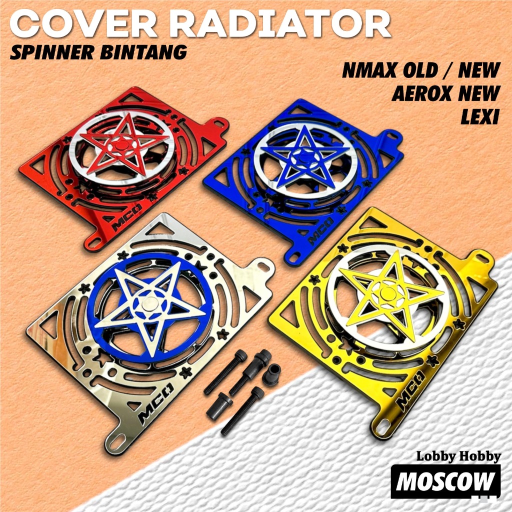 ACRYLIC MOSCOW SPINER RADIATOR COVER 3 MM THICK BINTANG SERIES TWO TONE ...