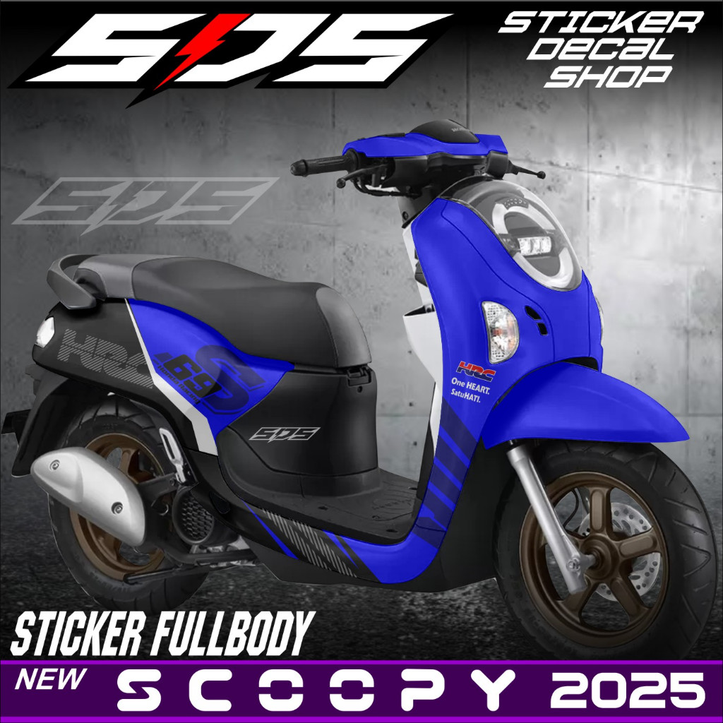 LATEST Honda New Scoopy 2025 Full Body Decal - 2025 Scoopy Variation ...
