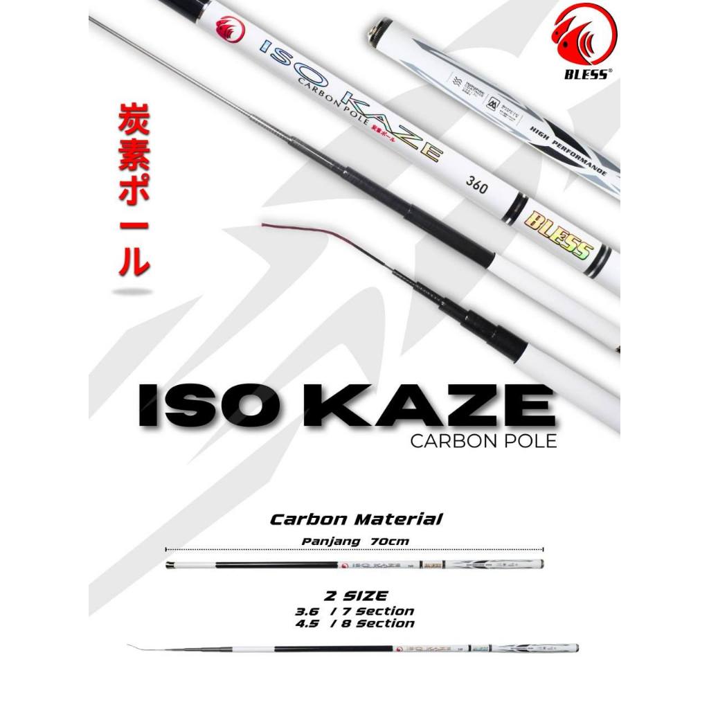 POLE / TEGEK BLESS ISO KAZE CARBON POLE | Shopee Malaysia