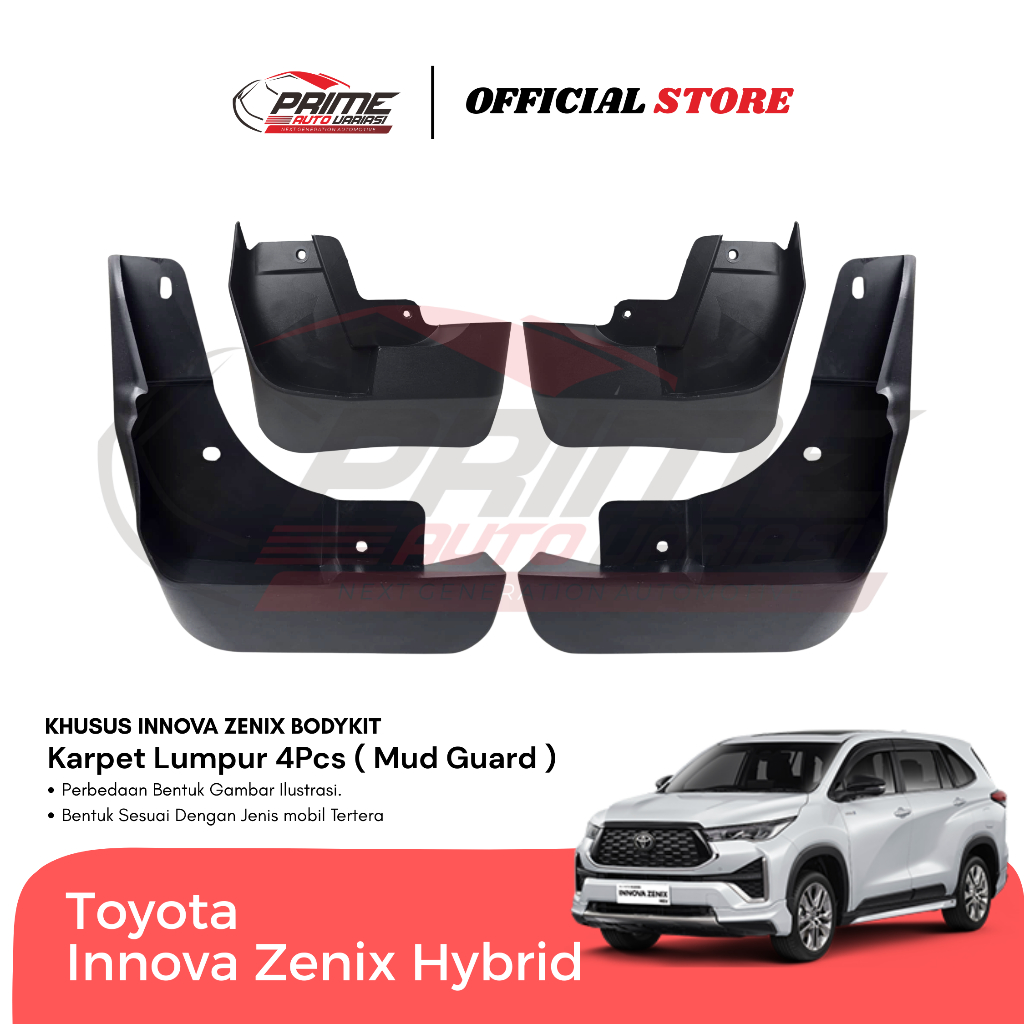 Mudguard Mud Carpet Innova Zenix Type Q HYBRID V HYBRID | Shopee Malaysia