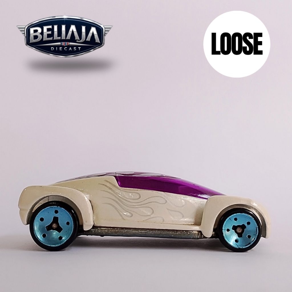 HOT WHEELS 2002 AUTONOMY CONCEPT WHITE HEAT RIM biru OPEN BODY BASE ...