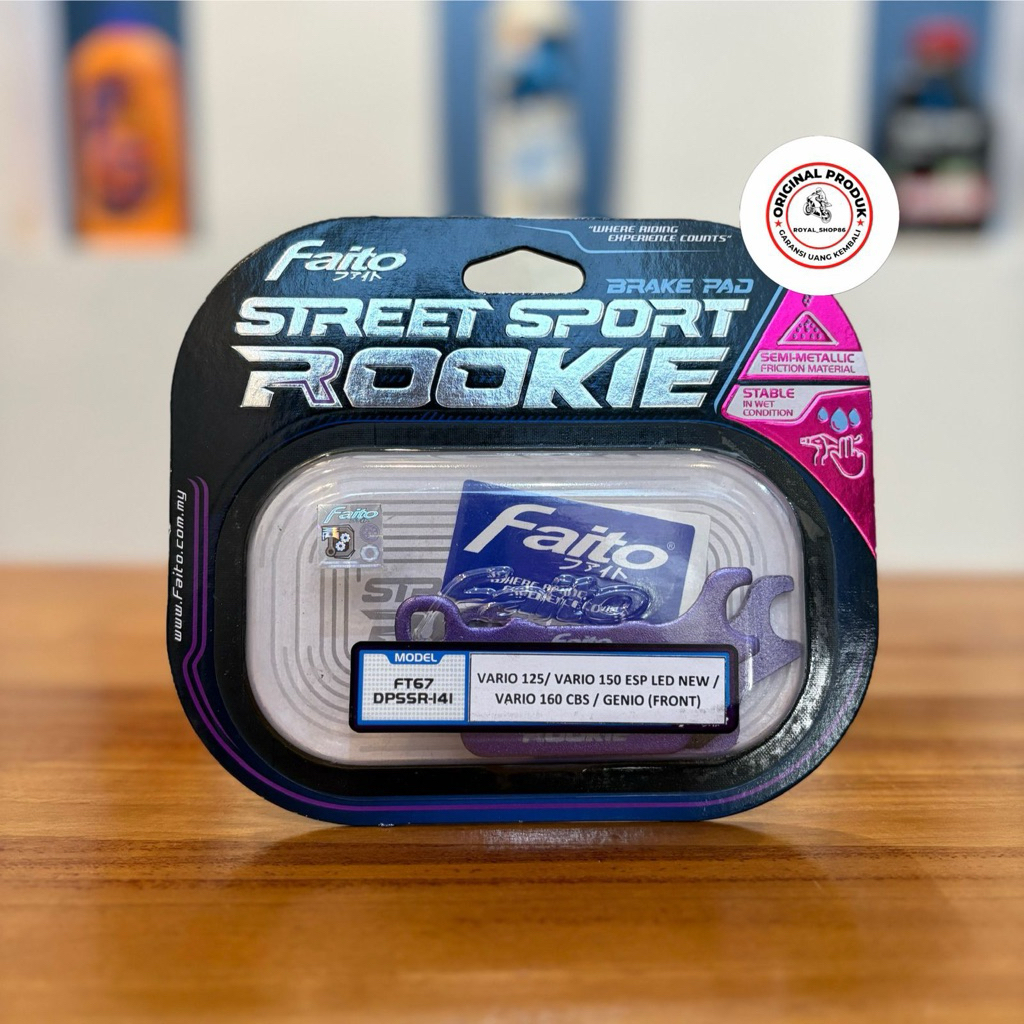 FAITO RACING FRONT BRAKE PADS PNP K59-A71 K2V STREET SPORT ROOKIE DPSSR ...