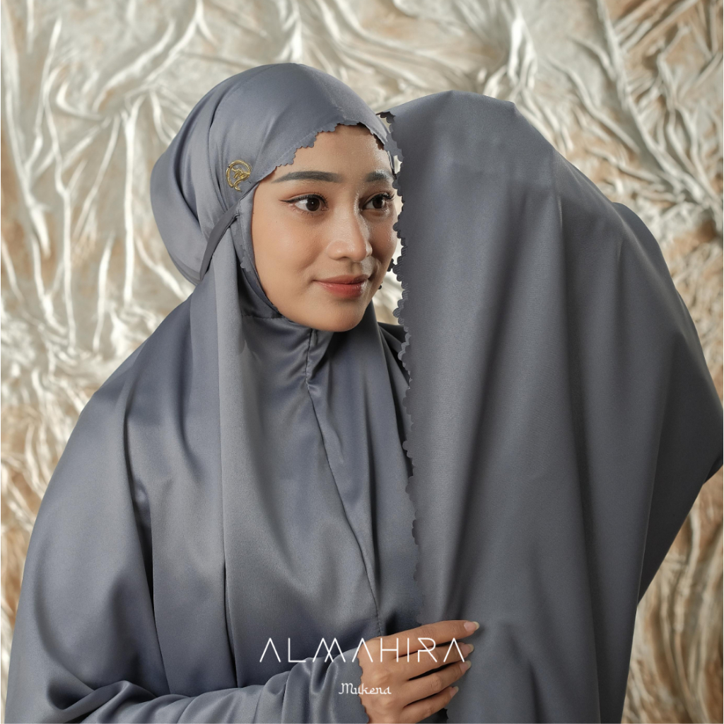 SHARMA 2-in-1 Adult Prayer Robe (Zipper) Satin Silk premium Laser Cut ...
