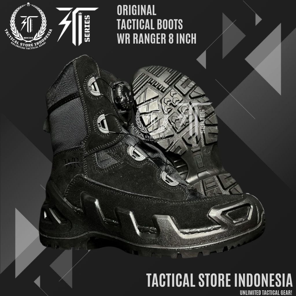 100% ORIGINAL - WR RANGER 8 Inch Tactical PDL Shoes with Black Swivel ...